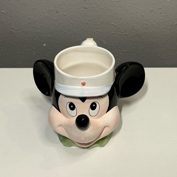 Vintage Applause Disney 3D Mickey Mouse Golfer Ceramic Mug - Picture 2 of 8